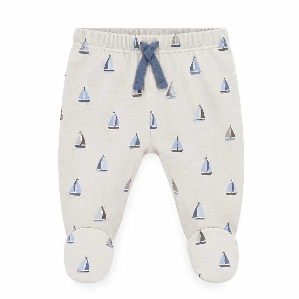 Conjunto Polerón Ballena y Pantalón Azul Bebé Niño – Opaline 2