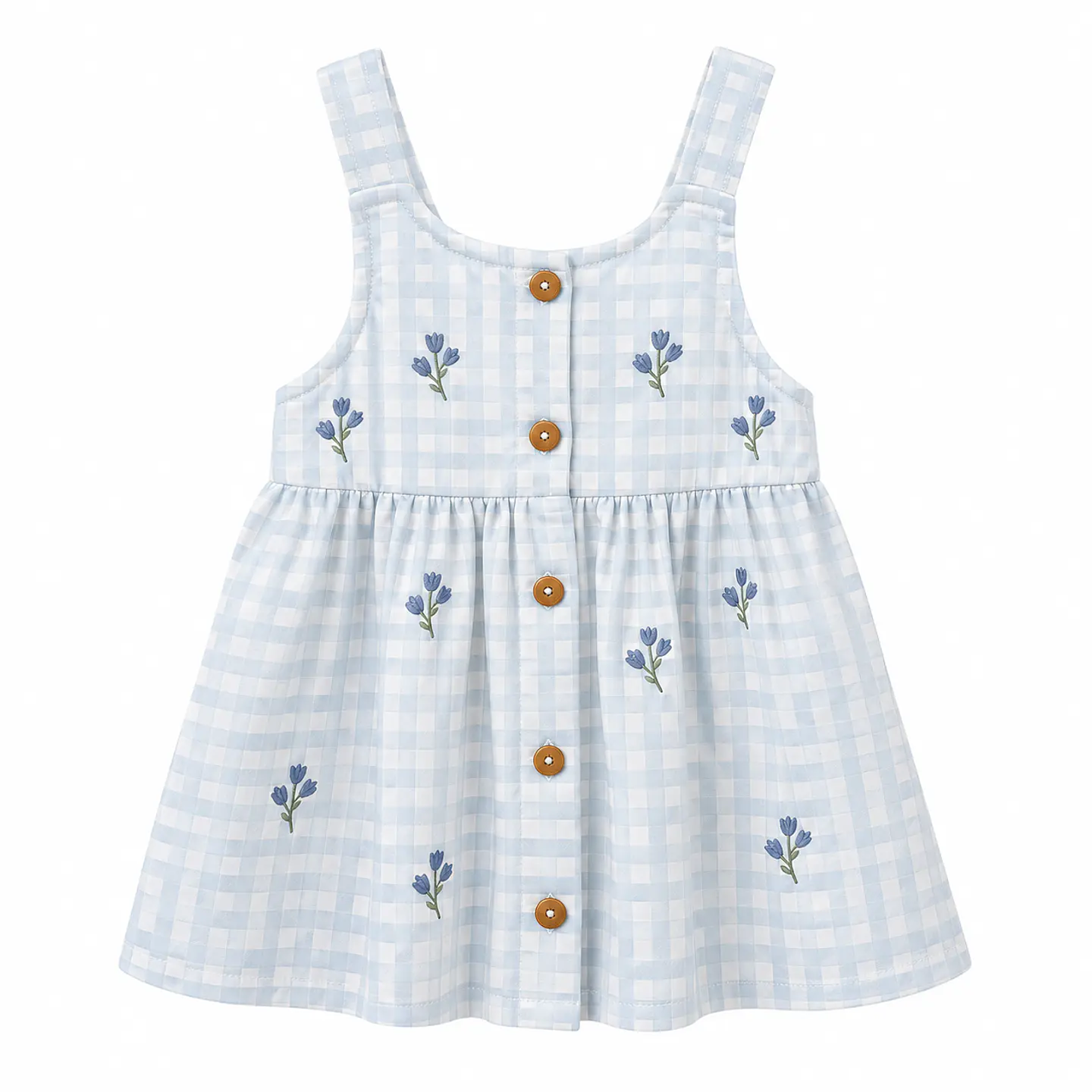 Vestido Celeste con Polera – Opaline 2