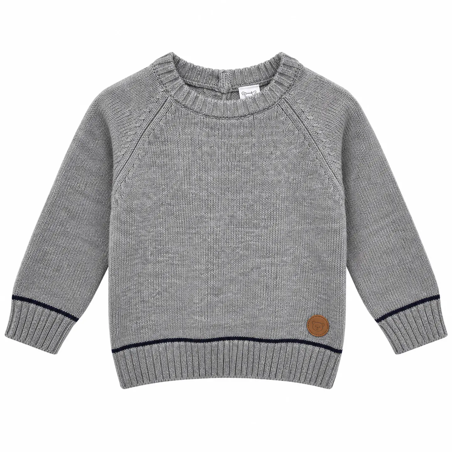 Sweater Tejido Gris – Opaline 1