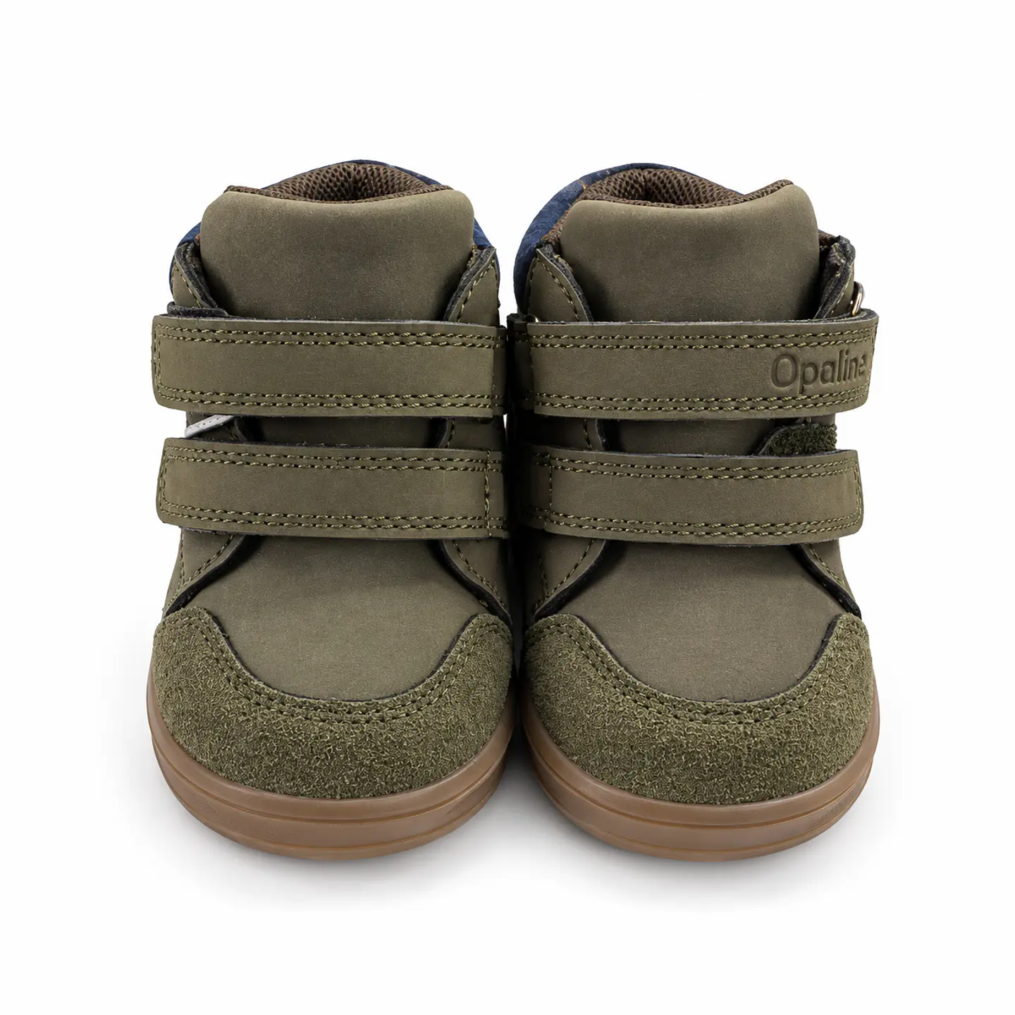 Botín Infantil Verde con Doble Velcro - Opaline 2