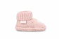Pantufla Tejida Bebé Niña Corazón Rosado – Opaline - Miniatura 2