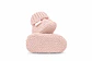 Pantufla Tejida Bebé Niña Corazón Rosado – Opaline - Miniatura 3