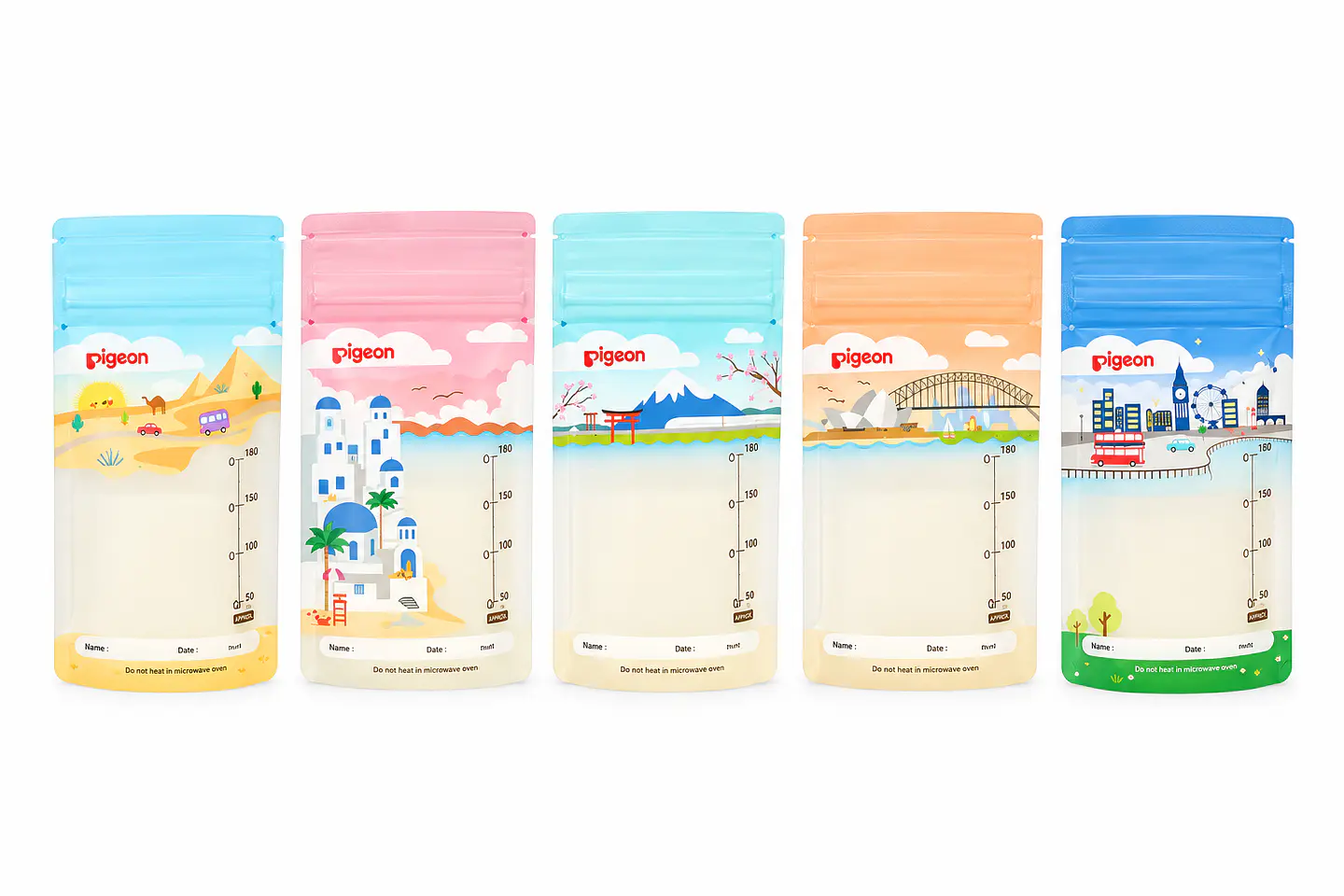 Bolsas para Almacenamiento de Leche Materna 120 ml - Pigeon 2