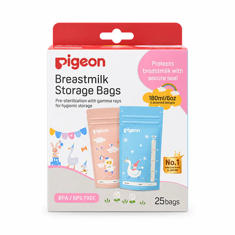 Bolsas para Almacenamiento de Leche Materna 180 ml – Pigeon