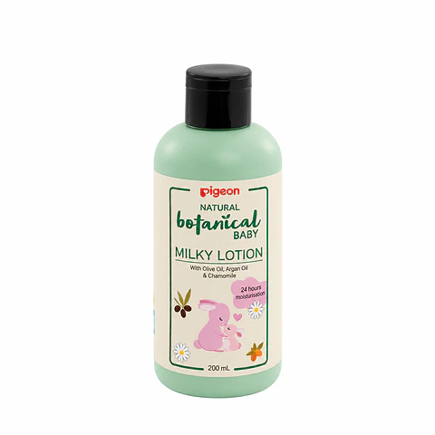 Natural Botanical Baby Milky Lotion 200 ml – Pigeon