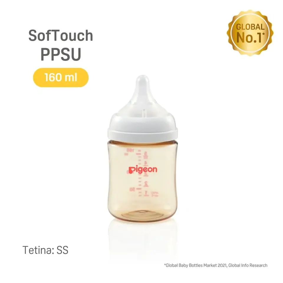 Pack Dúo Mamaderas SofTouch PPSU 160 ml + 240 ml – Pigeon 2