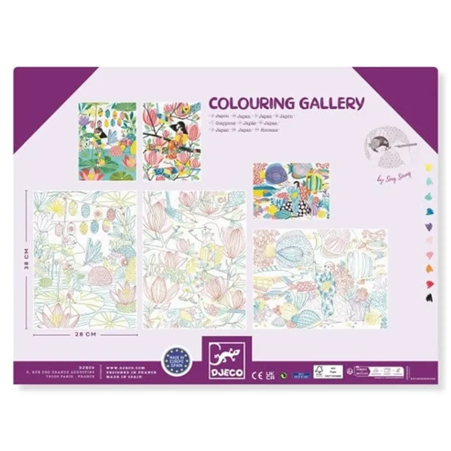 Dibujos para Colorear Japón Colouring Gallery - Djeco 4