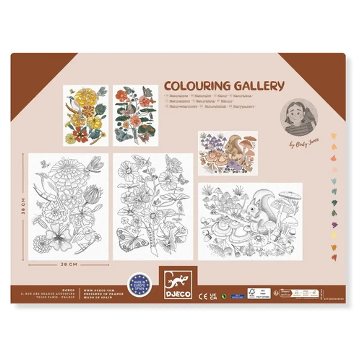 Dibujos para Colorear Naturaleza Colouring Gallery - Djeco 4