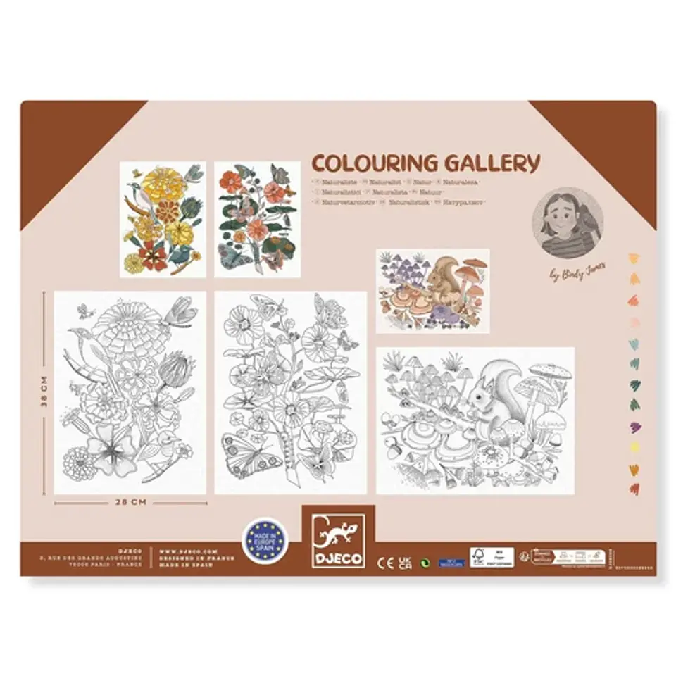 Dibujos para Colorear Naturaleza Colouring Gallery - Djeco 4