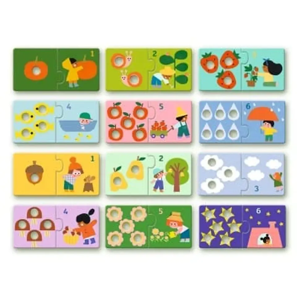 Puzzle Dúo Primera Cifras - Djeco 3