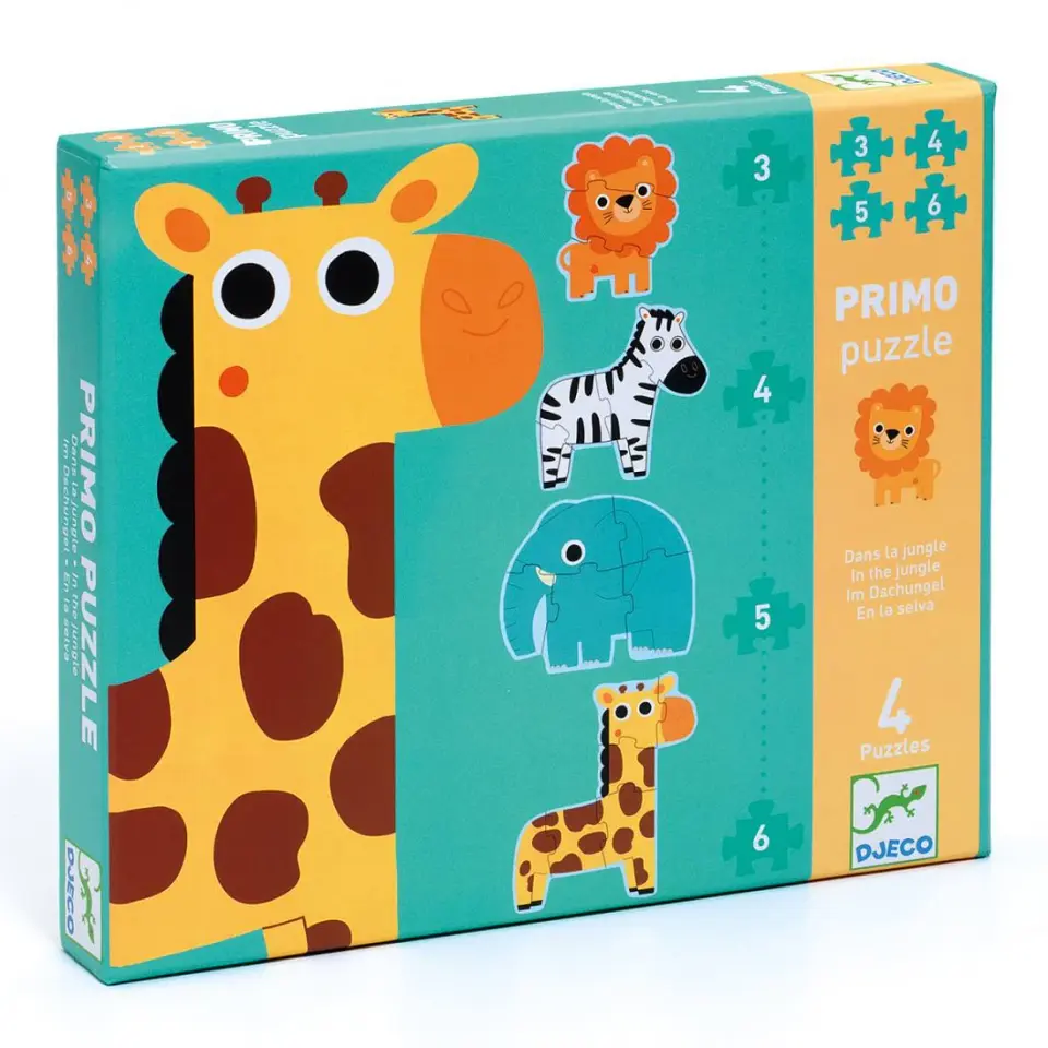Puzzles Progresivos en la Jungla - Djeco 1