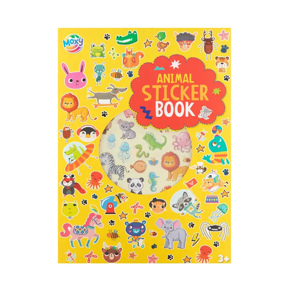 Libro de Stickers Animales - Moxy 1