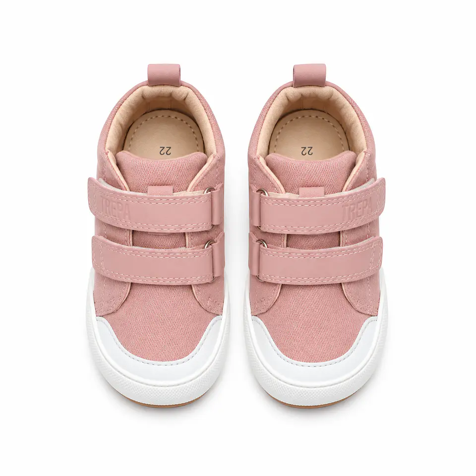 Zapatillas Ergonómicas Infant Classic Rosa Jeans - Trepa  2