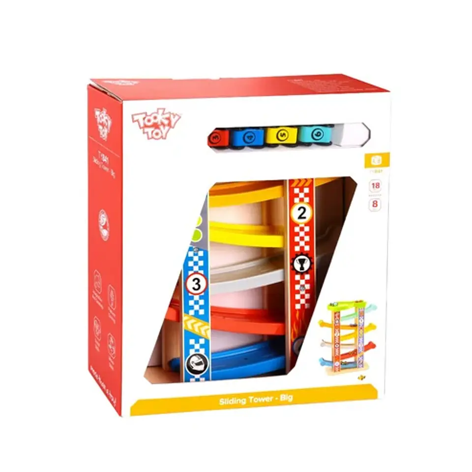 Pista de Autos con Rampas – Tooky Toy 1