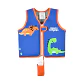 Chaleco Flotador Infantil Dinosaurio Azul – Green Dolphin - Miniatura 1