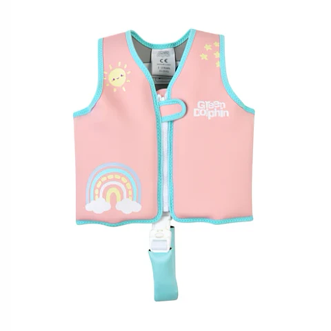 Chaleco Flotador Infantil Arcoiris Palo Rosa – Green Dolphin