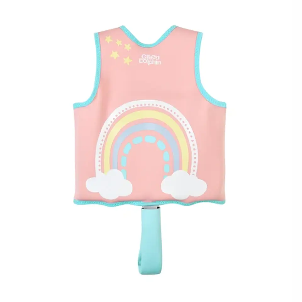 Chaleco Flotador Infantil Arcoiris Palo Rosa – Green Dolphin 2