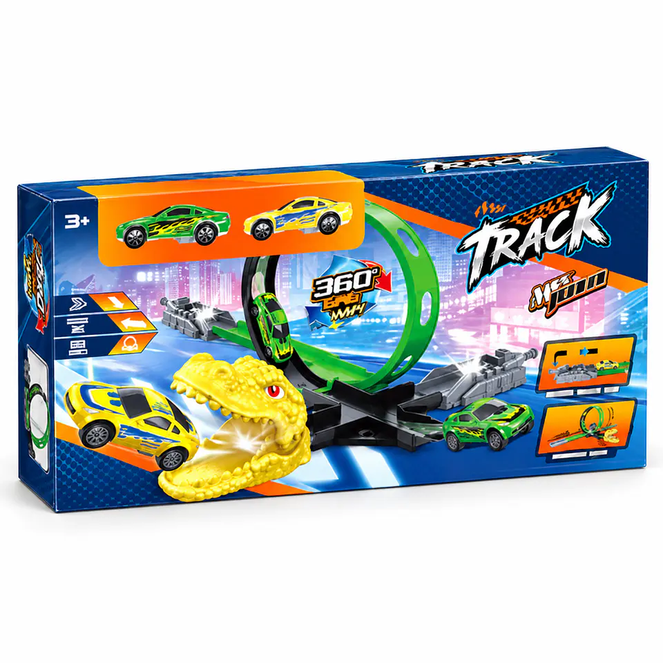 Pista de Auto Track Max Power Verde - Green Dolphin 1