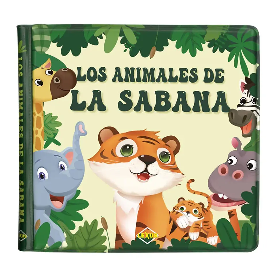 Libro para el Baño Los Animales de la Sabana – Lexus 1