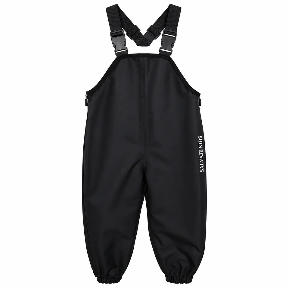 Jardinera Impermeable Negra – Salvaje Kids 1