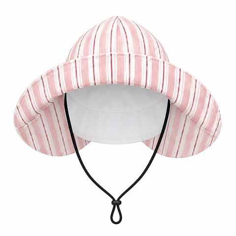 Sombrero Listado Rosa UPF50+ – Salvaje Kids