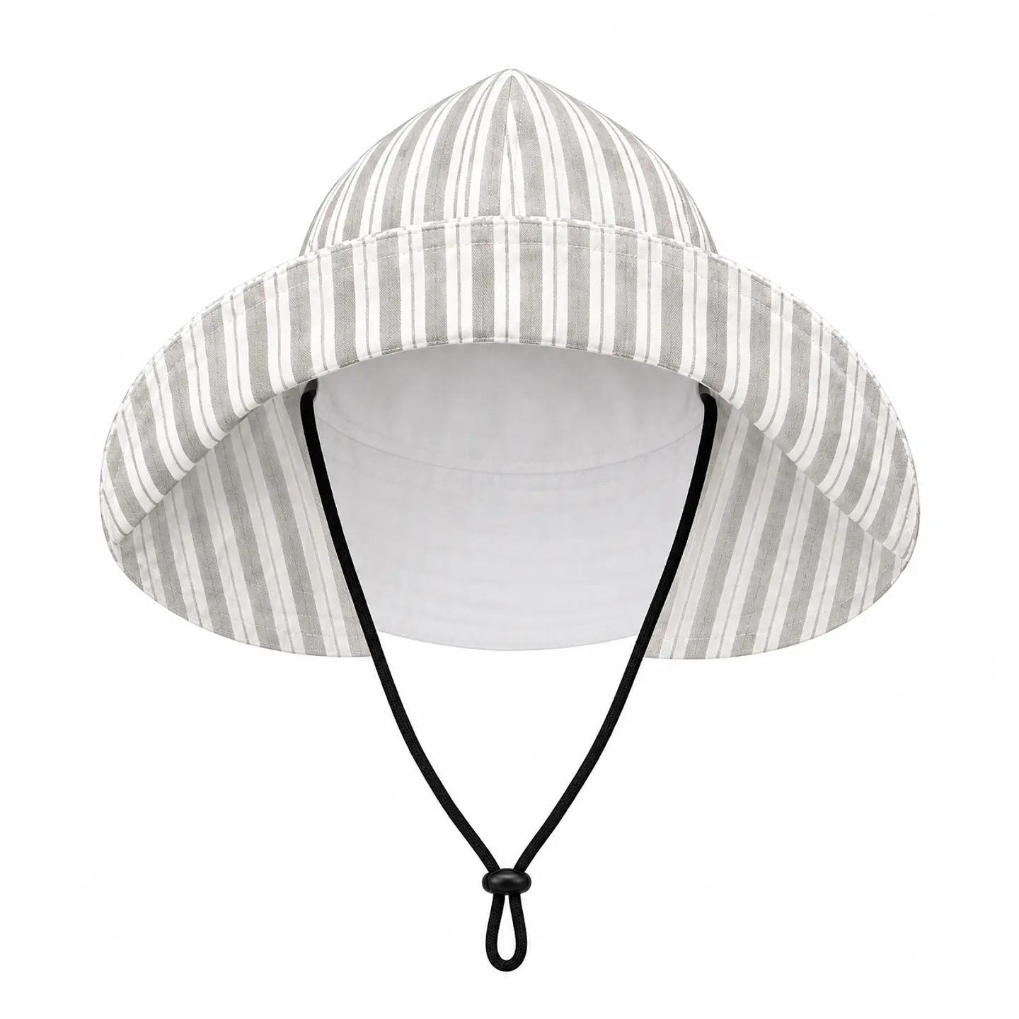 Sombrero Listado Beige UPF50+ – Salvaje Kids 1