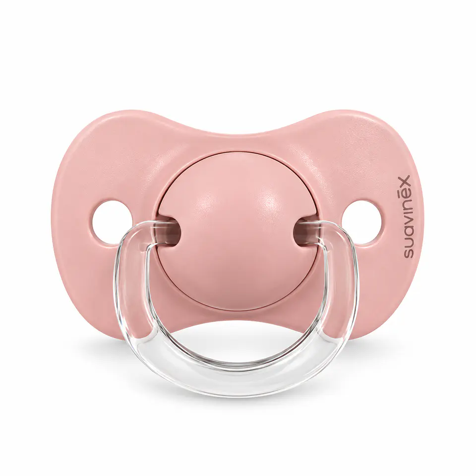 Pack 2 Chupetes SX Pro Silicona 0/6 meses Rosado - Suavinex 2
