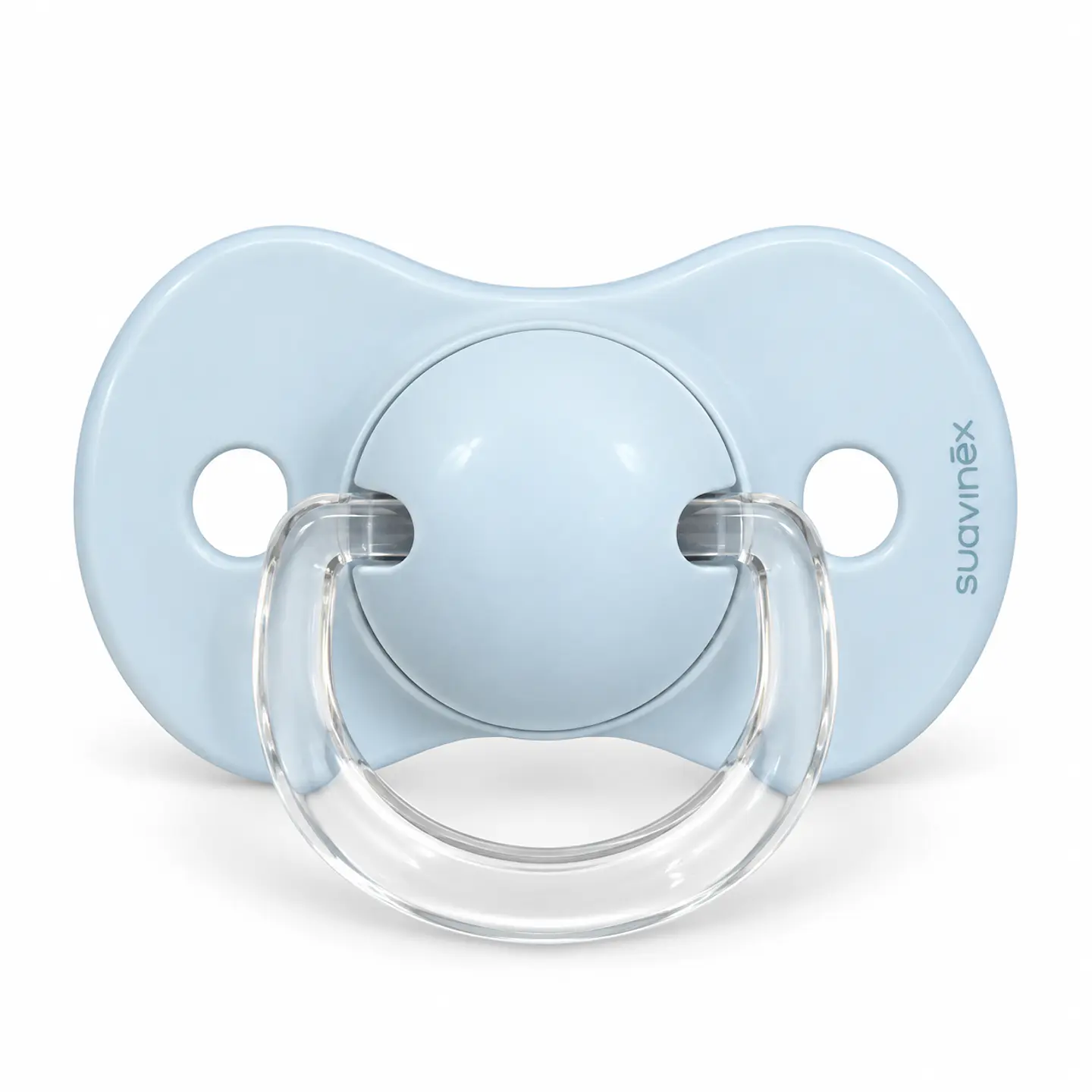 Pack 2 Chupetes SX Pro Silicona 0/6 meses Celeste - Suavinex 3