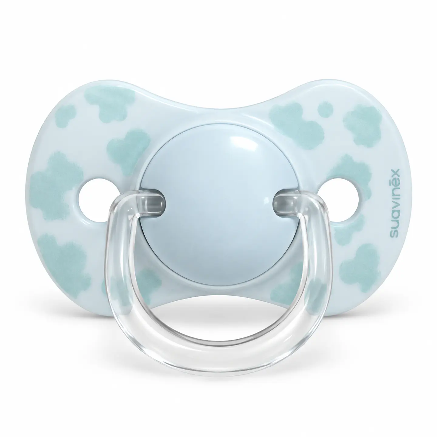 Pack 2 Chupetes SX Pro Silicona 0/6 meses Celeste - Suavinex 2