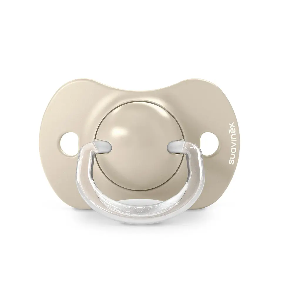 Chupetes Beige Birdies con Tetina Fisiológica SX Pro de Silicona 0/6 meses - Suavinex 4