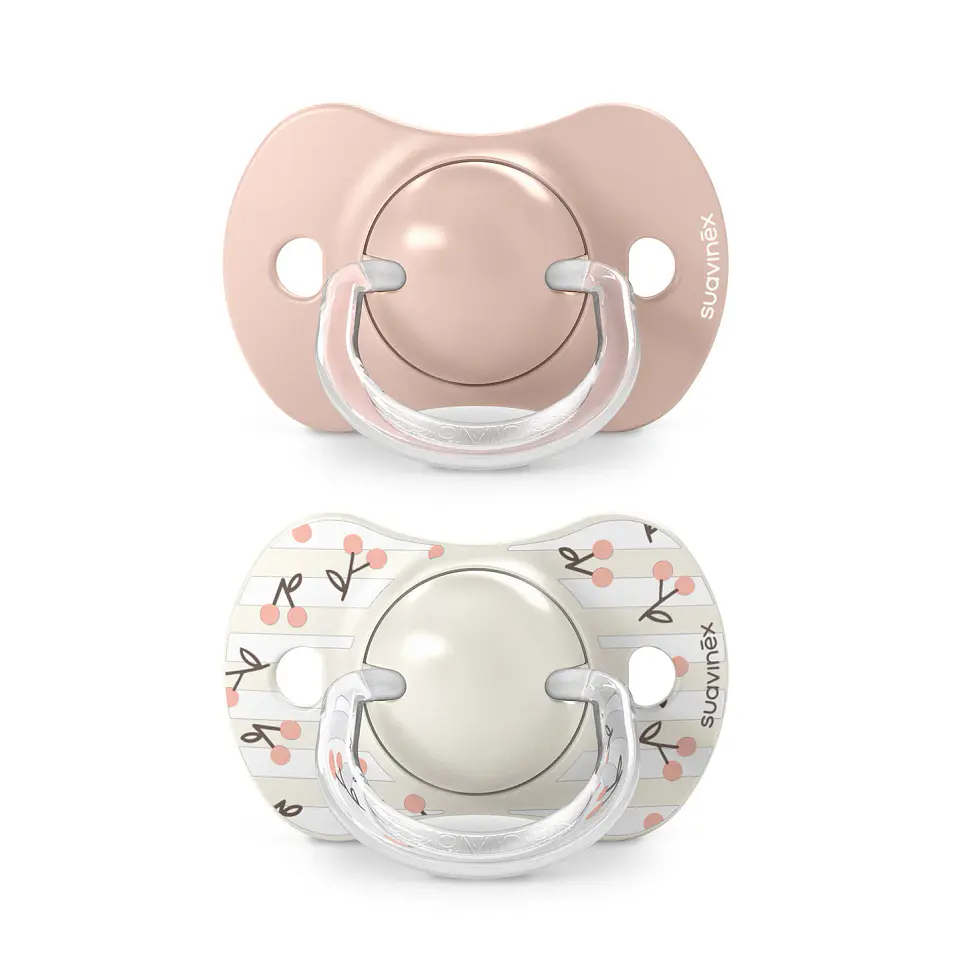 Chupetes Rosa Birdies con Tetina Fisiológica SX Pro de Silicona 0/6 meses - Suavinex  2