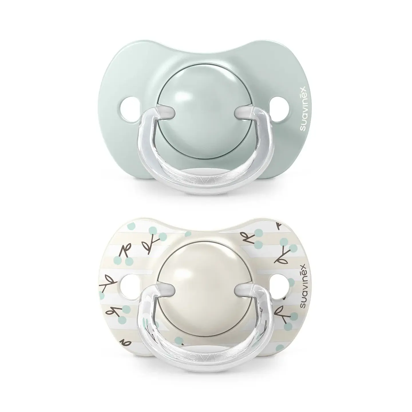Chupetes Verde Birdies con Tetina Fisiológica SX Pro de Silicona 0/6 meses - Suavinex 2