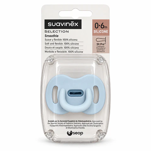 Chupete Colour Essence Ballad Blue SX Pro 0/6 meses - Suavinex