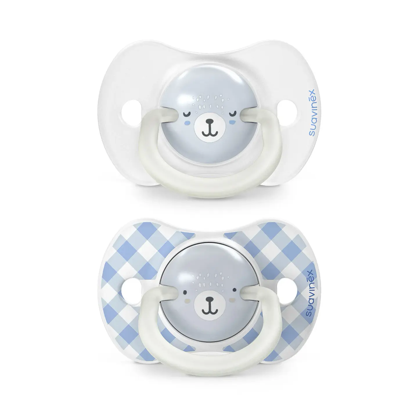 Chupetes Wild Azul Night - Day con Tetina Fisiológica SX Pro de Silicona 0/6 meses - Suavinex 2
