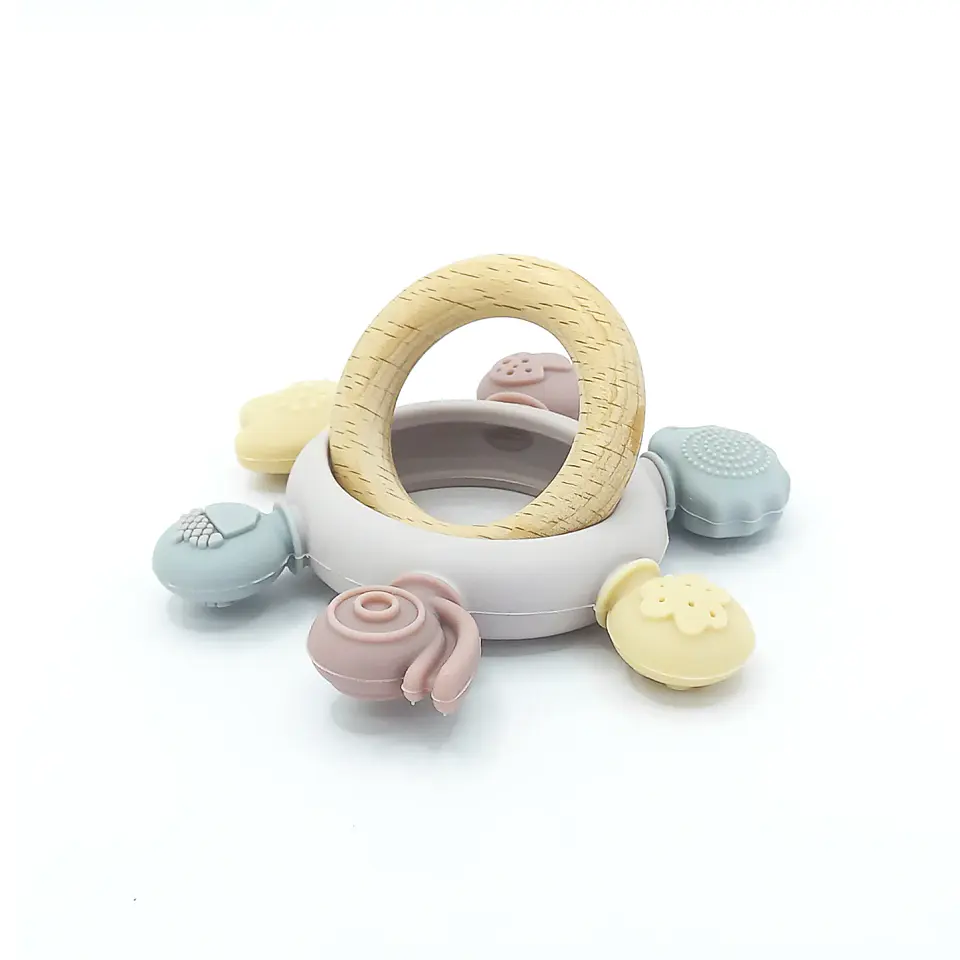 Mordedor en Forma de Rueda Rosa - Suavinex 3