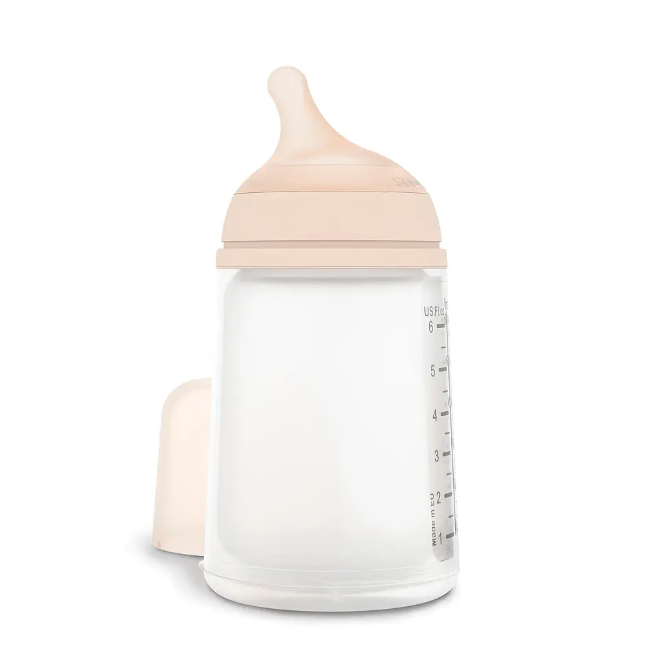Mamadera Zero.Zero de 270ml con Tetina Fisiológica de Silicona Flujo Medio +3 meses - Suavinex 3