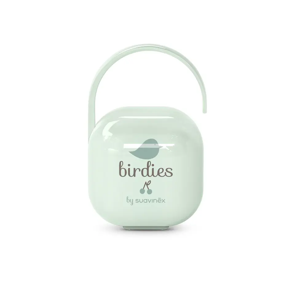 Porta Chupetes Birdies Verde - Suavinex  2