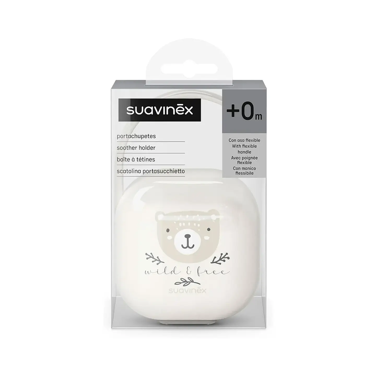 Porta Chupetes Wild Beige - Suavinex 1