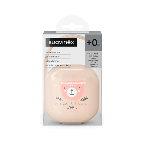 Porta Chupetes Wild Rosa - Suavinex