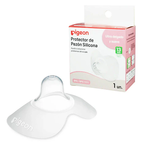 Protector de Pezon Silicona Talla M - Pigeon