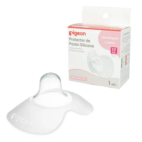 Protector de Pezon Silicona Talla L - Pigeon