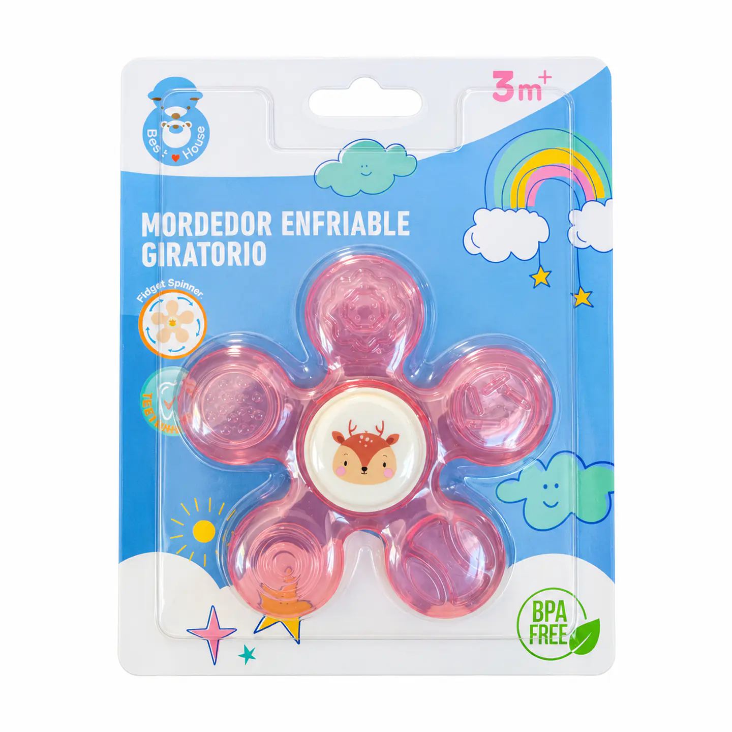Mordedor Enfriable Giratorio Animales - Pigeon 3