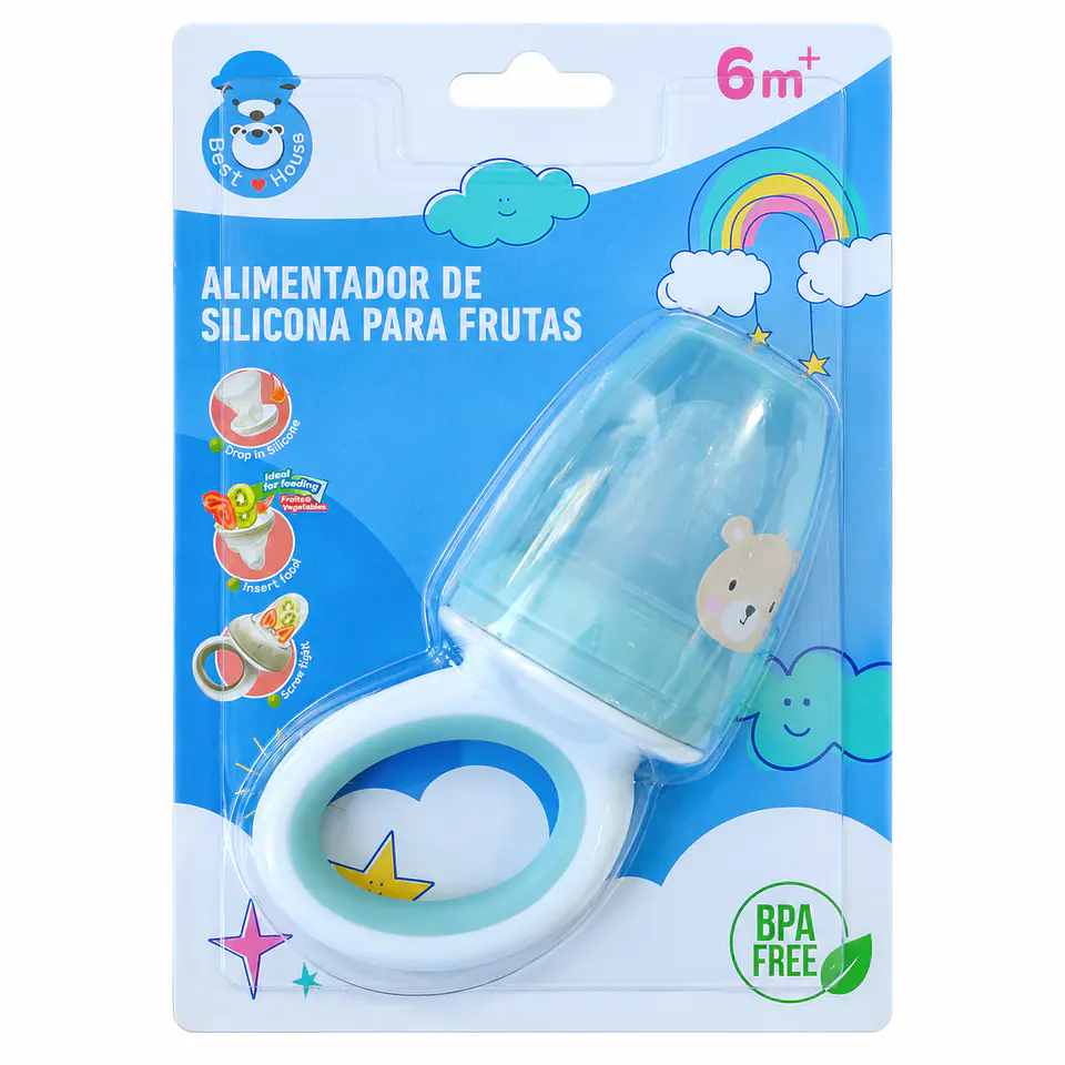 Alimentador de Silicona para Frutas con Animalitos - Pigeon 3