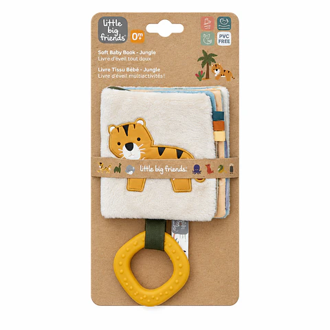 Libro de tela para bebé Jungla - Baby Dominga