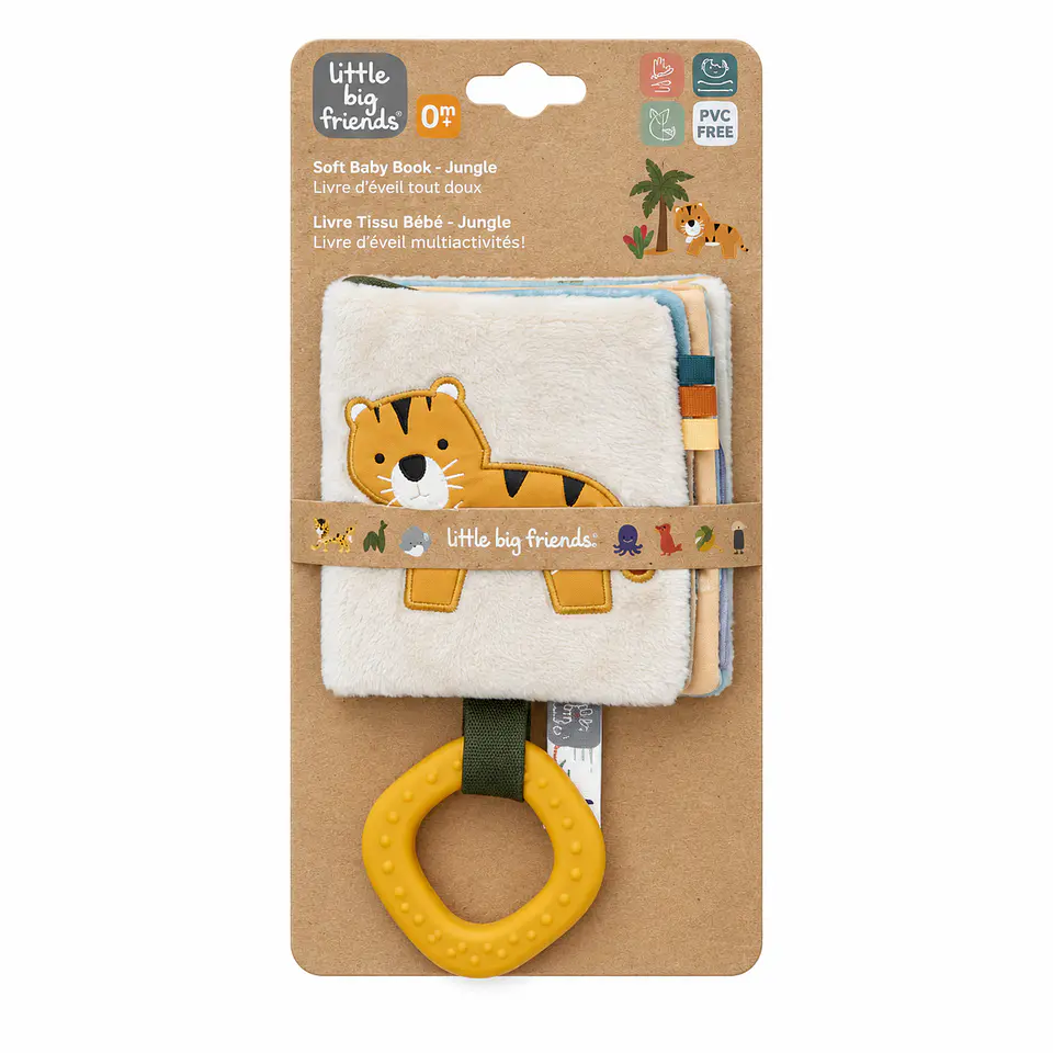 Libro de tela para bebé Jungla - Baby Dominga 1
