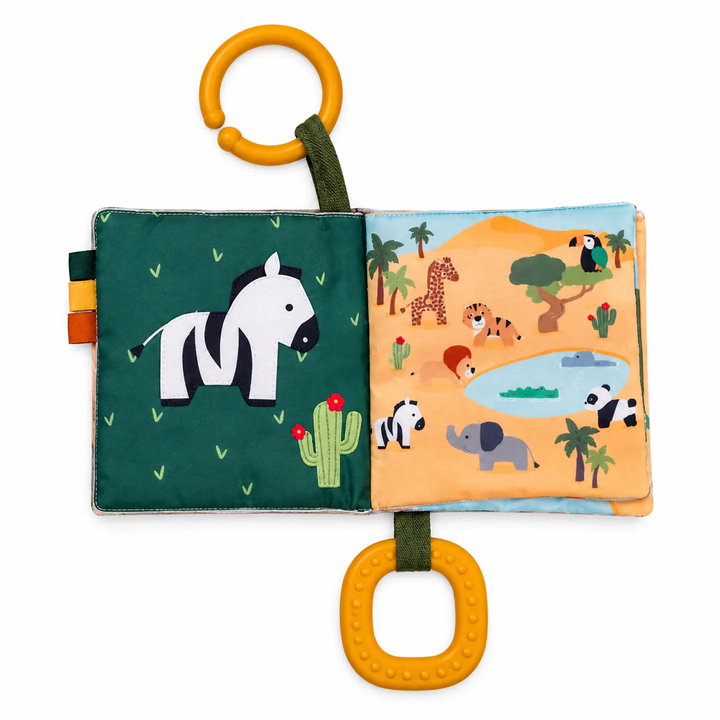 Libro de tela para bebé Jungla - Baby Dominga 3
