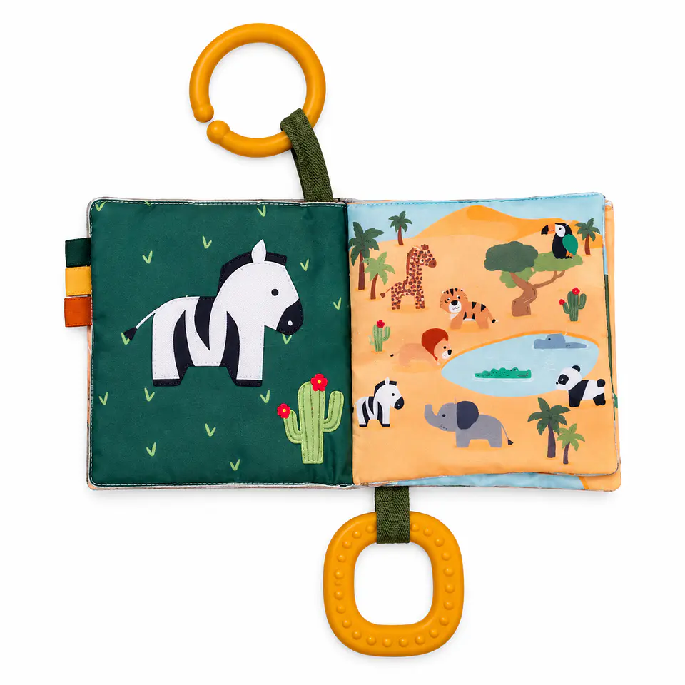 Libro de tela para bebé Jungla - Baby Dominga 3