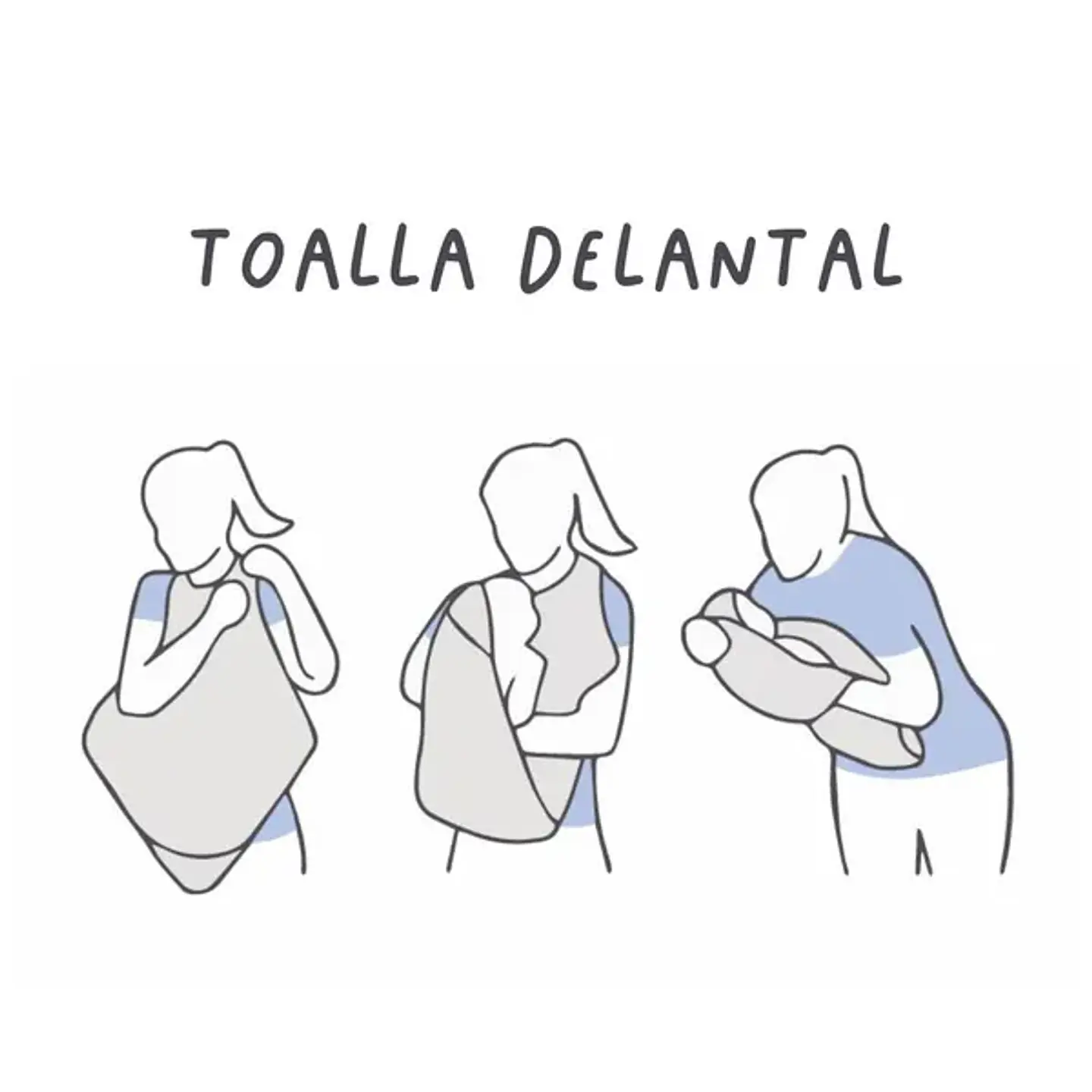 Toalla Delantal Estrellas - Algodones Cosas de Guaguas 3
