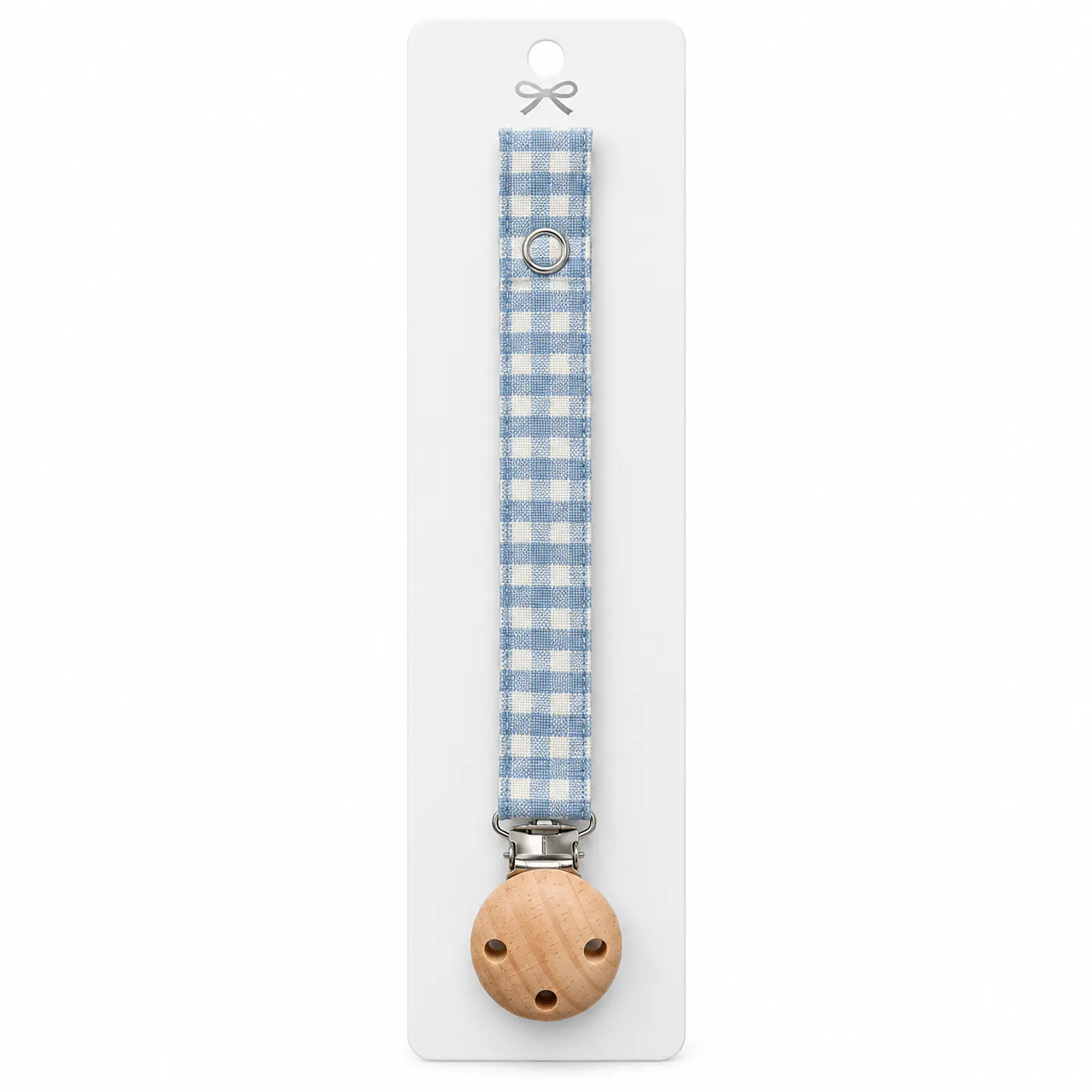 Porta Chupetes Cuadrille Clip Madera - Casa Olivia 2