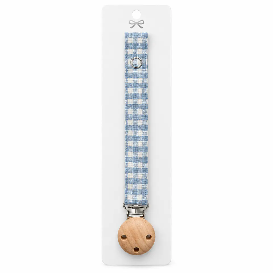 Porta Chupetes Cuadrille Clip Madera - Casa Olivia 2